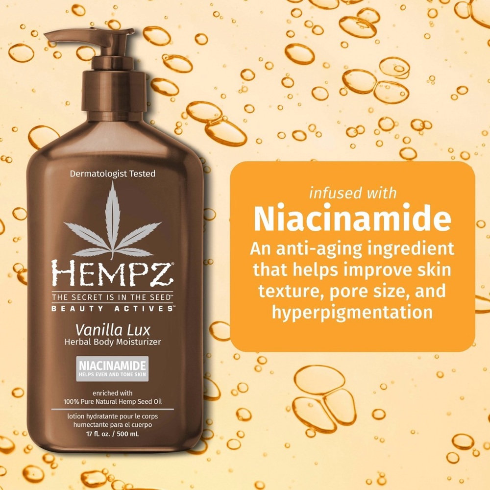 Hempz Vanilla Lux Herbal Body Moisturizer‎ - Brown - Picture 2 of 6